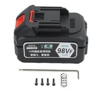 Boîte de rangement de batterie lithium-ion pour outils électriques 18 V 21 V, boîtier en plastique robuste avec emplacements organisés pour une protection sécurisée de la batterie et pour faciliter la
