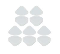 Boîte de Rangement de bouffées de Poudre, 5 pièces, boîte de Rangement Portable Transparente Triangulaire pour Bouffantes de Maquillage, étui pour Capsules de Perles