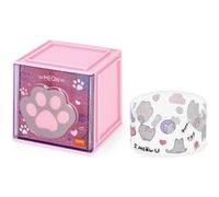 LEGAMI - Boîte modulaire de bureau Cutie Cubes, Thème Kitty, Organiseur de bureau, Boîte de rangement, Feuille d'autocollants inclus, Empilable, Multifonctionnel, en ABS, 90 x 90 x 100 cm