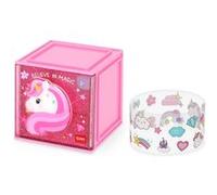 Boîte de rangement de bureau empilable Legami Unicorn Multicolore G