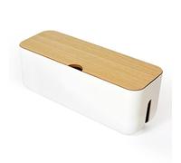 Boîte De Rangement De Câbles Anti-Poussière, Boîtier De Rangement De Câbles, Chargeur De Câbles, Fils De Prise, Boîtier De Gestion De Barre D'alimentation De Bureau, Étui De Lignes Électriques