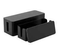 Boîte De Rangement De Câbles Chauds-Boîte De Gestion De Câbles De Multiprise-Boîte Cache-Cordon Pour Cacher Le Couvercle De Protection Contre Les Surtensions-Ensemble De 2