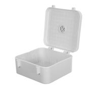 Boîte de Rangement de Câbles en Plastique Blanc | Gestion Discrète des Fils, Protection Renforcée, Usage Polyvalent, pour Connexions Vidéo et Alimentation