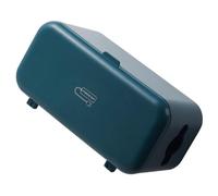 Boîte de Rangement de Câbles Murale Abs Bleue pour Chargeur et Prise | Maison et Bureau, Solution de Rangement pour Fils, Dissimule les Câbles et Organise les Fiches