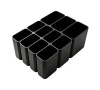 Boîte de Rangement de Cordon - Étui de Rangement pour Fil ABS à 11 comparti | Boîtier de gestion des câbles compact de 13,1 x 10 x 5,8 cm (5,16 x 3,94 x 2,28 pouces) en matériau ABS durable, comprenant 1