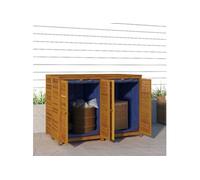 vidaXL Coffre de jardin 140x87x104 cm bois massif acacia