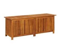 vidaXL Boîte de rangement de jardin 150x50x58 cm en bois massif d'acacia
