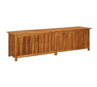 vidaXL Boîte de rangement de jardin 200x50x58 cm en bois massif d'acacia