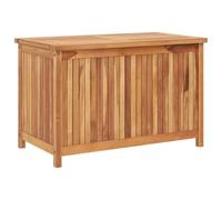 vidaXL Coffre de jardin 90 x 50 x 58 cm bois massif teck