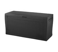 Boîte de rangement de jardin Keter 270 L roues et poignées verrouillables