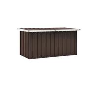 vidaXL Coffre de jardin 129 x 67 x 65 cm brun
