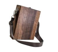 Boîte de rangement de lettres en bois avec bandoulière, étui de rangement de bureau pour notes, cartes postales, stylos, de papeterie dans la décoration de bureau, boîte à mémos, bureau trieur