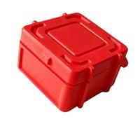 Boîte de rangement de pièces, étui de rangement empilable avec couvercle à charnière pour le tri des vis, écrous et rondelles dans les zones de réparation, compartiment de tri de fixation, boîtier de