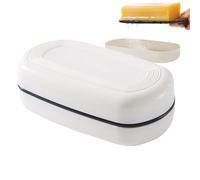 Boîte de Rangement de Savon - Plat étanche pour Les Voyages, dortoirs universitaires et Voyages sur la Route | Bac de Douche ventilé, Caddie de Bain sans Glissement, équipement de randonnée,