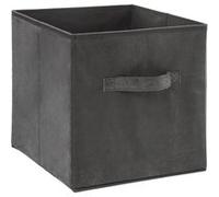 Boîte de rangement design velours Mix n' modul - L. 31 x l. 31 cm - Gris foncé Gris foncé G