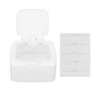 Boîte de Rangement distributrice pour Cotons-tiges et éponges, étui de Rangement Anti-poussière, Accessoires de Salle de Bain