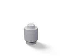 LEGO Room Copenhagen 40301740 Brique 1 Plot Ronde, Boîte de Rangement empilable, 950 ML, Gris, One Size