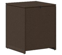 Boîte de rangement en acier – Boîte de stockage robuste – 55 x 55 x 69 cm – Pour intérieur et extérieur – Jaune