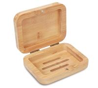 Boîte de Rangement en Bambou Naturel Pour Accessoires de Maison - Porte-Savon Fait à la Main Pour Salle de Bain