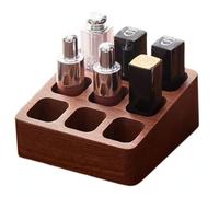 Boîte de rangement en bois pour rouges à lèvres, présentoir multifonctionnel pour accessoires cosmétiques