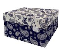 Boite de rangement en carton Dutch Design Brand Bleu TU