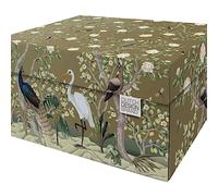 Boîte de rangement en carton Dutch Design Brand Golden Paradise Multicolore 52x50x5,5 cm