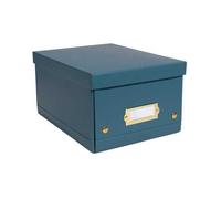 Boîte de rangement en carton Neo Deco A5+ - Bleu Royal