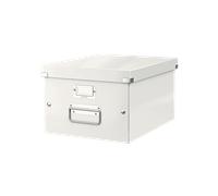 Boîte de rangement en carton Taille Moyenne A4+ - Blanc