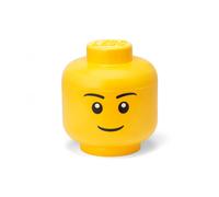 Boîte de rangement en forme de tête (version garçon) LEGO - Grande