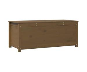 Boîte de Rangement en Pin Massif 110 x 50 x 45,5 cm | Couvercle à levage hydraulique à gaz,cadre en bois robuste et stable,manuel de montage inclus,grain droit et nœuds