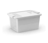 Boîte de rangement en plastique blanc Bi Box 11 L