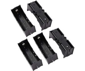 Boîte de rangement en plastique noire pour 5 piles BLM 26650