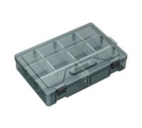 Boîte de rangement en plastique robuste avec séparateurs amovibles pour petits boulons à outils, vis et organisation des pièces, planificateur de compartiment réglable