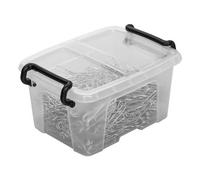 Boîte de rangement en plastique Strata - 0,4 litre - dim : H 6,7 x L 12,5 cm