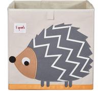 Boîte de rangement en tissu 3 Sprouts - Hérisson - Gris - 33x33x33 cm