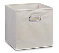 Zeller Present 14133 Boîte de Rangement en Tissu Noir 28 x 28 x 28 cm