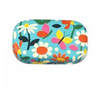 Boîte de rangement enfant Rex London Butterfly Garden Bleu 8,3x4,8x3 cm