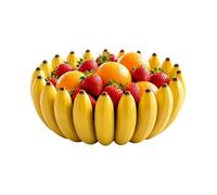 Boîte De Rangement Et Bol À Fruits En Forme De Banane, Diamètre 25/15cm