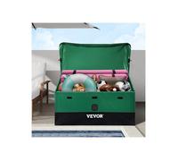 Boîte de Rangement Extérieur 440 L Coffre de Stockage Jardin Étanche Portable Cadre Galvanisé Bâche PE Garder Outils Garage Jouets