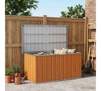 Boîte de Rangement Extérieure Acier galvanisé Coffre Jardin rangement vidaXL vid
