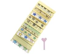 Boîte De Rangement Feuilles Ongles - Organisateur Portable à 10 Compartiments,Boîte Stickers Ongles Foil Imprimée 3D,pour maison, voyage, salon, femmes