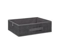 Boîte de Rangement - Five - Gris Chiné Foncé - 36 x 28 x 11 cm - Polypropylène - 0,37 kg