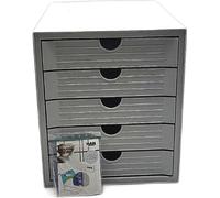 Boîte de rangement HAN fermée / 1450-11 275 x 330 x 320 mm gris clair, polystyrène (PS)