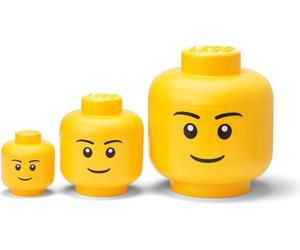 Boîte de rangement Head Boy, lot de 3 pièces - LEGO