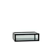 Hübsch Interior Boîte de présentation View Display Bois de frêne Noir Petite 40x30x12 cm
