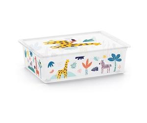 Boîte De Rangement Keter 84160005161 C BOX STYLE Avec Roues Wild Anima