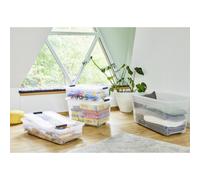 Boîte de rangement 'konrad', avec roulettes, 28 L