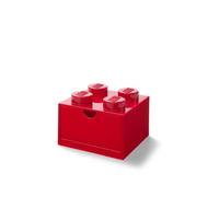 LEGO Brique de rangement Petite – 1 tiroir, 4 picots – Rouge