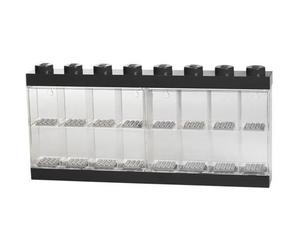 Boite de rangement - LEGO - 40660003 - Vitrine 16 figurines - Empilable - Noir