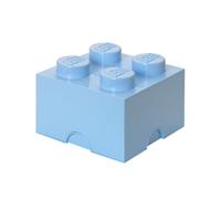 Lego 40031736 - Brique Rangement Empilable - Bleu Clair - 4 Plots